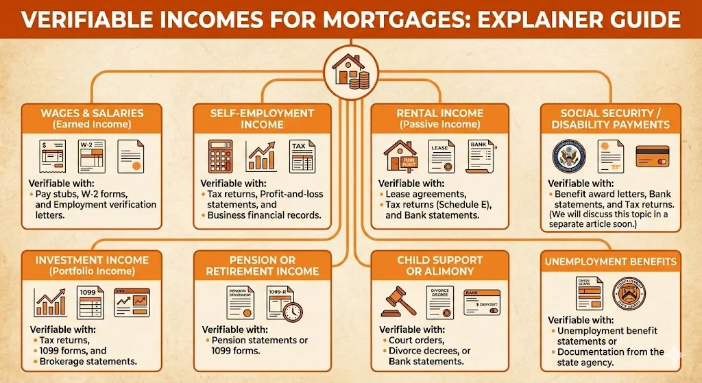Mortgage Readiness Verifiable Incomes