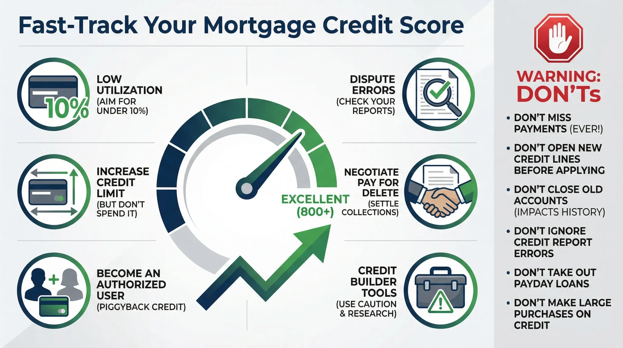 fastest way to boost your credit score for mortgage