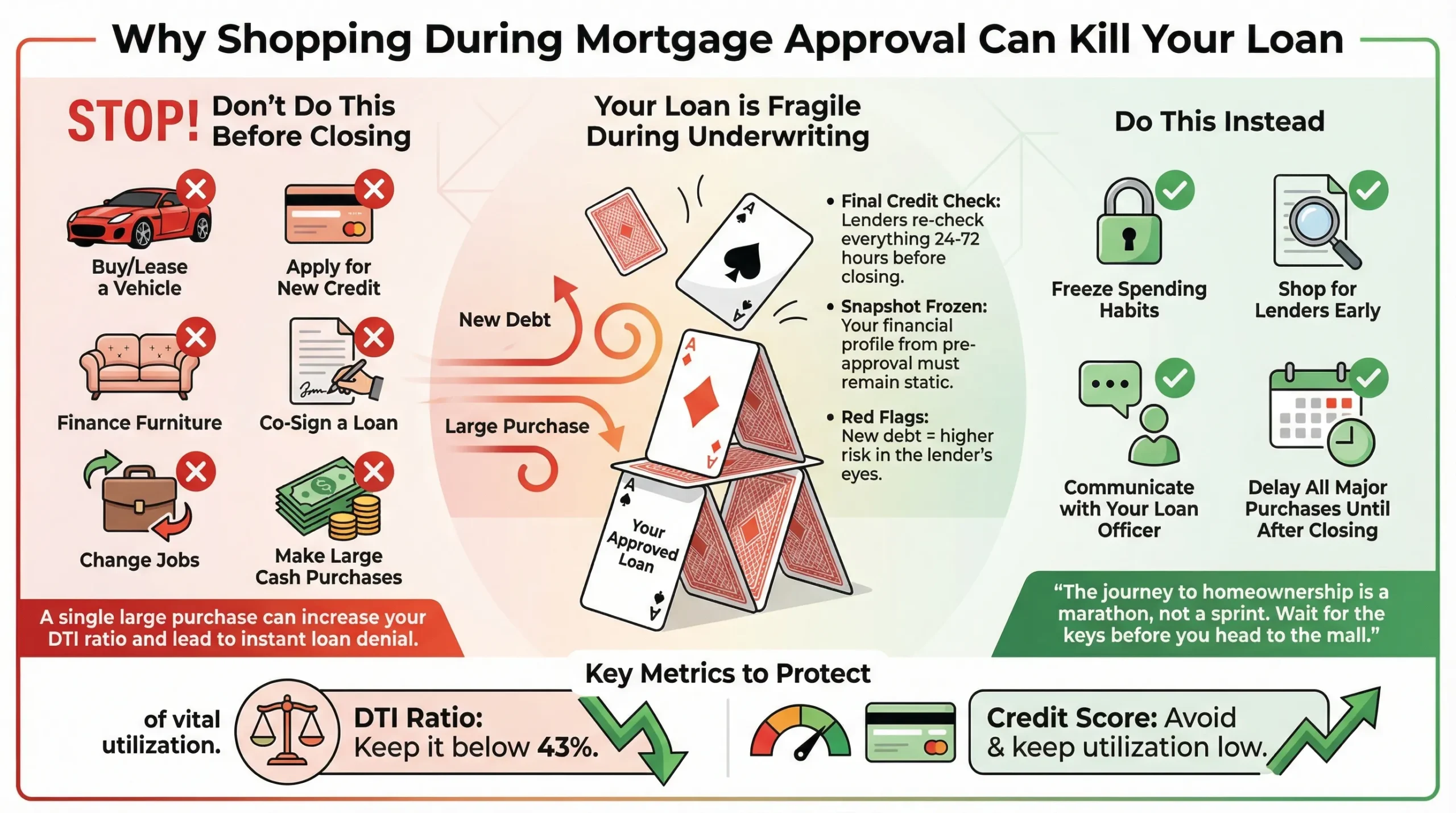 Shopping During Mortgage Approval