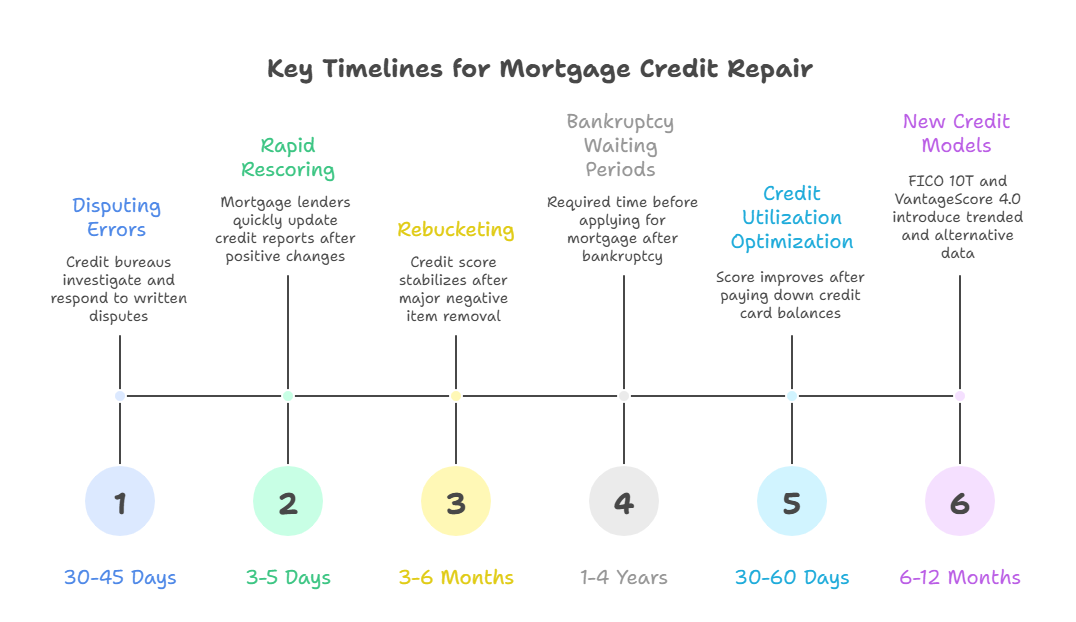 How Long Does Credit Repair Take for a Mortgage Approval